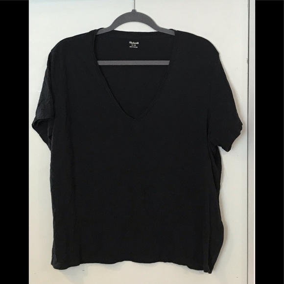Madewell basic V neck T-shirt back EUC - Picture 2 of 8